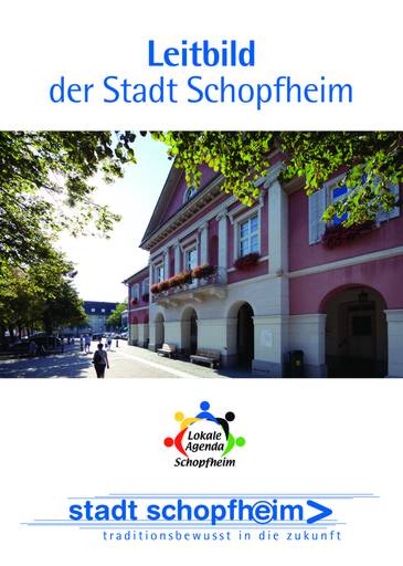 Dekblatt des Leitbildes für Schopfheim