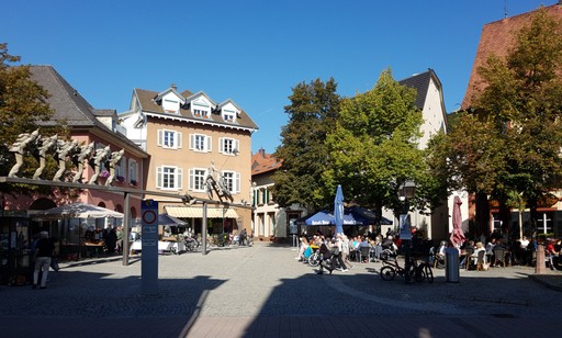 Blick Richtung Chupferschmiedgäßli in Schopfheim